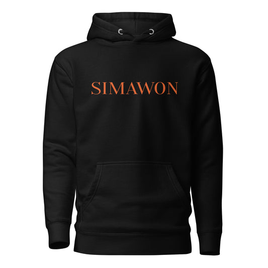 Sweat à capuche noir Simawon